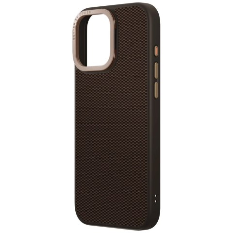 Etui UNIQ Keva Max Magclick Charging Camera Stand na iPhone 16 Pro Max - brązowe