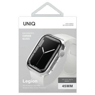 Etui UNIQ Legion na Apple Watch 7 45 mm - przezroczyste