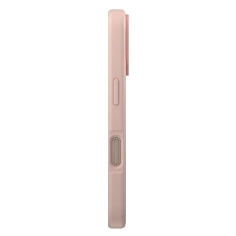 Etui UNIQ Lino Hue Magclick Charging na iPhone 16 Pro - różowe