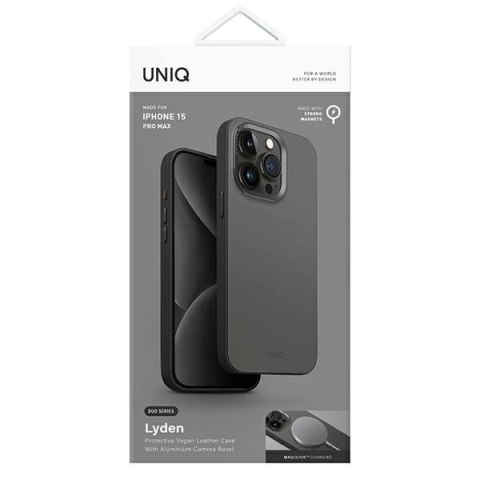 Etui UNIQ Lyden DS na iPhone 15 Pro Max 6.7" z MagSafe - niebiesko-czarne Etui UNIQ Lyden DS na iPhone 15 Pro Max 6.7" z MagSafe - niebiesko-czarne