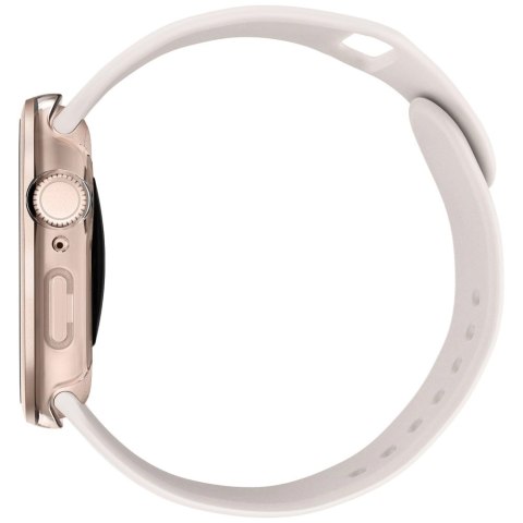 Etui ze szkłem hartowanym UNIQ Voute na Apple Watch 10 46 mm - różowo-złota