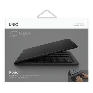 Klawiatura Bluetooth UNIQ Forio składana - czarna