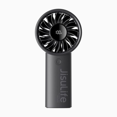 Mini wentylator Jisulife Handheld Fan Life4 5000mAh przenośny wiatraczek USB - czarny Mini wentylator Jisulife Handheld Fan Life4 5000mAh przenośny wiatraczek USB - czarny
