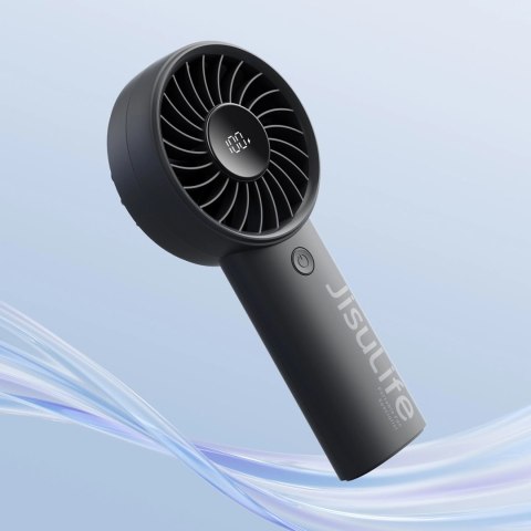 Mini wentylator Jisulife Handheld Fan Life4 5000mAh przenośny wiatraczek USB - czarny Mini wentylator Jisulife Handheld Fan Life4 5000mAh przenośny wiatraczek USB - czarny