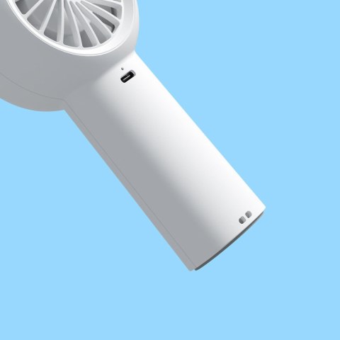 Mini wentylator Jisulife Handheld Fan Life5 Plus 4000 mAh przenośny wiatraczek USB - biały Mini wentylator Jisulife Handheld Fan Life5 Plus 4000 mAh przenośny wiatraczek USB - biały
