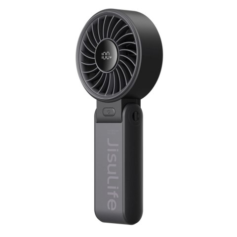 Mini wentylator Jisulife Handheld Fan Life7 5000mAh przenośny wiatraczek USB - czarny Mini wentylator Jisulife Handheld Fan Life7 5000mAh przenośny wiatraczek USB - czarny