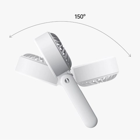 Mini wentylator Jisulife Handheld Fan Life7 5000mAh przenośny wiatraczek USB - szary