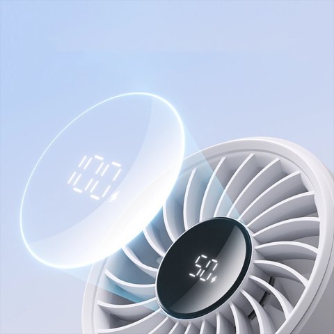Mini wentylator Jisulife Handheld Fan Life7 5000mAh przenośny wiatraczek USB - szary