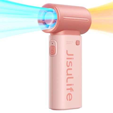 Mini wentylator Jisulife Handheld Fan Life9 5000mAh przenośny wiatraczek USB - różowy Mini wentylator Jisulife Handheld Fan Life9 5000mAh przenośny wiatraczek USB - różowy