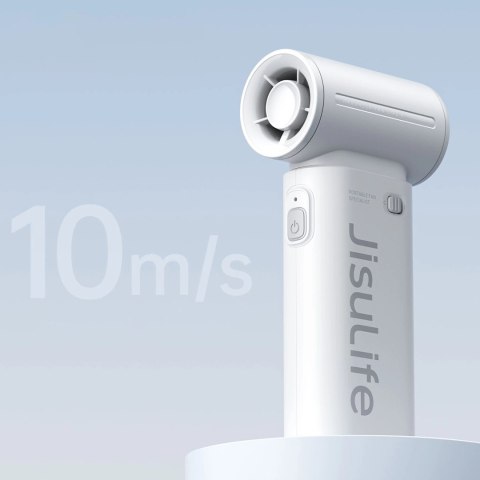 Mini wentylator Jisulife Handheld Fan Life9 5000mAh przenośny wiatraczek USB - szary