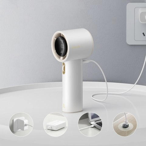 Mini wentylator Jisulife Handheld Fan Pro1 FA53 (ABS) przenośny wiatraczek USB - biały Mini wentylator Jisulife Handheld Fan Pro1 FA53 (ABS) przenośny wiatraczek USB - biały