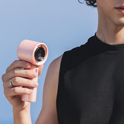 Mini wentylator Jisulife Handheld Fan Pro1 FA53 (ABS) przenośny wiatraczek USB - różowy