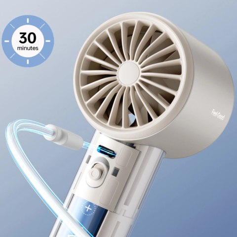 Mini wentylator Jisulife Handheld Fan Pro1 S FA53PRO przenośny wiatraczek USB - jasnobrązowy