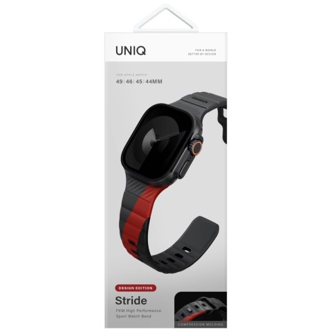 Pasek UNIQ Stride De Rubber na Apple Watch 44 / 45 / 46 / 49 mm - szary Pasek UNIQ Stride De Rubber na Apple Watch 44 / 45 / 46 / 49 mm - szary