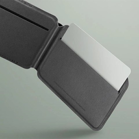 Portfel UNIQ Lyden DS magnetyczny RFID ze stojakiem na telefon - beżowo-zielony Portfel UNIQ Lyden DS magnetyczny RFID ze stojakiem na telefon - beżowo-zielony