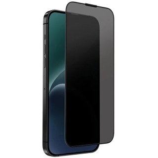 Szkło UNIQ Optix Privacy hartowane prywatyzujące na iPhone 15 Plus / 14 Pro Max z aplikatorem