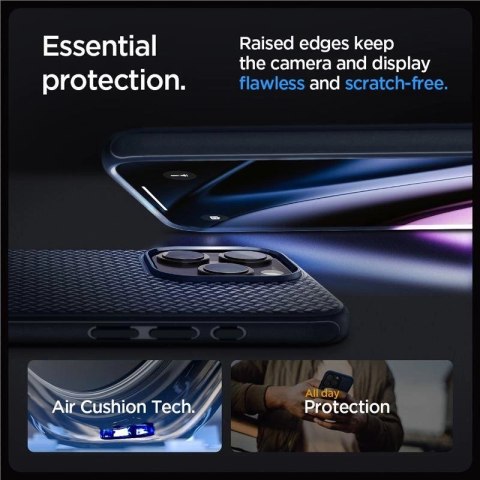 Etui Spigen Mag Armor z MagSafe na iPhone 15 Pro - niebieskie Etui Spigen Mag Armor z MagSafe na iPhone 15 Pro - niebieskie