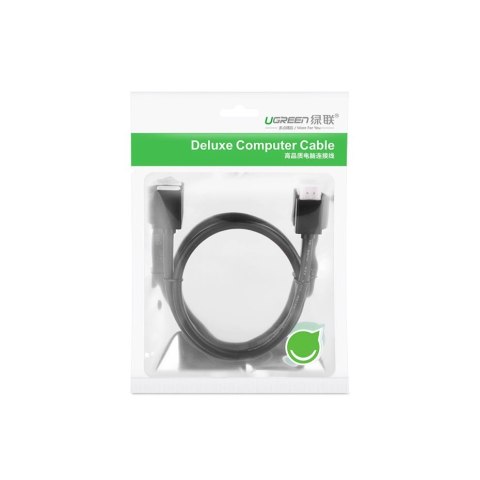 Kabel Ugreen HD107 10142 HDMI (męski) - HDMI (żeński) 4K 2m - czarny Kabel Ugreen HD107 10142 HDMI (męski) - HDMI (żeński) 4K 2m - czarny