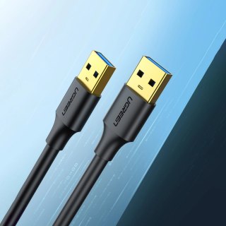 Kabel Ugreen US128 90576 USB-A 3.0 / USB-A 3.0 5Gb/s 3m - czarny
