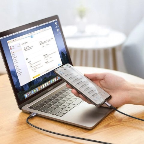 Kabel Ugreen US316 70427 USB-C - USB-C PD QC FCP 100W 5A 480Mb/s 1m - szary