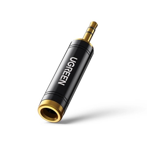 Ugreen adapter przejściówka audio z 3.5mm (męski) na 6,35mm mini jack (żeński) szary (AV168) Ugreen adapter przejściówka audio z 3.5mm (męski) na 6,35mm mini jack (żeński) szary (AV168)