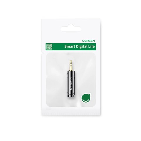 Ugreen adapter przejściówka audio z 3.5mm (męski) na 6,35mm mini jack (żeński) szary (AV168) Ugreen adapter przejściówka audio z 3.5mm (męski) na 6,35mm mini jack (żeński) szary (AV168)