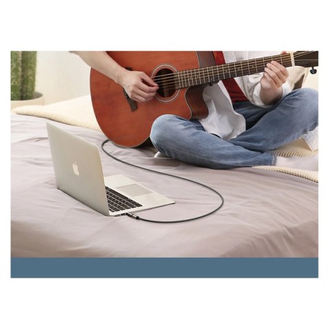 Ugreen adapter przejściówka audio z 3.5mm (męski) na 6,35mm mini jack (żeński) szary (AV168) Ugreen adapter przejściówka audio z 3.5mm (męski) na 6,35mm mini jack (żeński) szary (AV168)