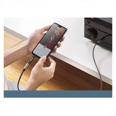 Ugreen adapter przejściówka audio z 3.5mm (męski) na 6,35mm mini jack (żeński) szary (AV168) Ugreen adapter przejściówka audio z 3.5mm (męski) na 6,35mm mini jack (żeński) szary (AV168)