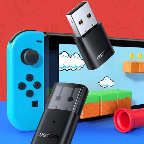 Ugreen adapter transmiter bluetooth do słuchawek Playstation / Nintendo Switch czarny (CM408) Ugreen adapter transmiter bluetooth do słuchawek Playstation / Nintendo Switch czarny (CM408)