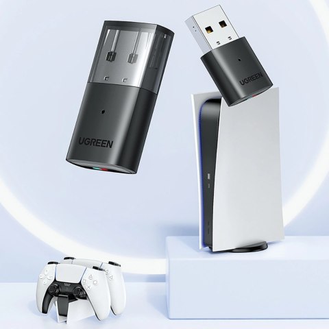 Ugreen adapter transmiter bluetooth do słuchawek Playstation / Nintendo Switch czarny (CM408) Ugreen adapter transmiter bluetooth do słuchawek Playstation / Nintendo Switch czarny (CM408)