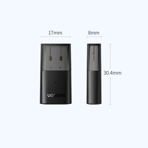 Ugreen adapter transmiter bluetooth do słuchawek Playstation / Nintendo Switch czarny (CM408) Ugreen adapter transmiter bluetooth do słuchawek Playstation / Nintendo Switch czarny (CM408)