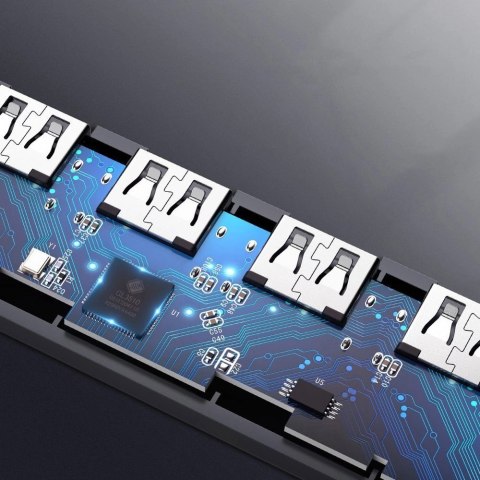 Ugreen rozdzielacz HUB USB Typ C - 4x USB 3.2 Gen 1 z portem zasilania USB-C szary (CM219 70336) Ugreen rozdzielacz HUB USB Typ C - 4x USB 3.2 Gen 1 z portem zasilania USB-C szary (CM219 70336)
