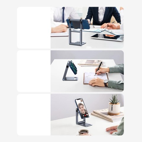 Ugreen składana podstawka stojak pod smartfon statyw na telefon szary ( LP263) Ugreen składana podstawka stojak pod smartfon statyw na telefon szary ( LP263)