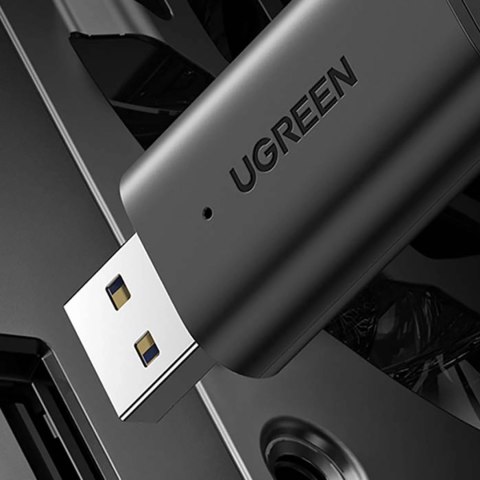 Ugreen transmiter nadajnik / odbiornik Bluetooth 5.1 bezprzewodowy adapter audio 3,5 mm mini jack czarny (CM523 60300) Ugreen transmiter nadajnik / odbiornik Bluetooth 5.1 bezprzewodowy adapter audio 3,5 mm mini jack czarny (CM523 60300)
