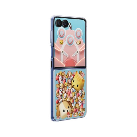 Etui Samsung Flipsuit na Samsung Galaxy Z Flip7 z wymienną płytką - przezroczyste Etui Samsung Flipsuit na Samsung Galaxy Z Flip7 z wymienną płytką - przezroczyste