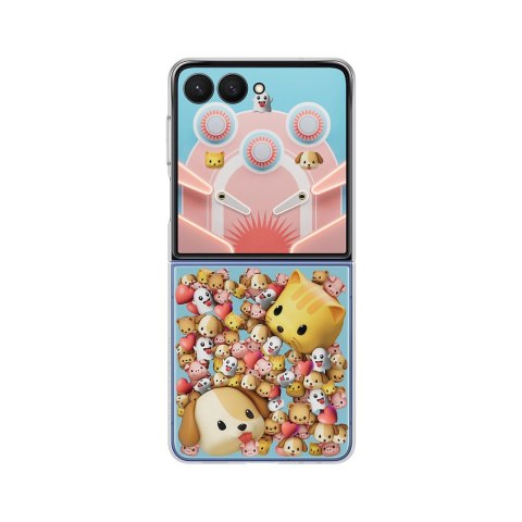 Etui Samsung Flipsuit na Samsung Galaxy Z Flip7 z wymienną płytką - przezroczyste Etui Samsung Flipsuit na Samsung Galaxy Z Flip7 z wymienną płytką - przezroczyste
