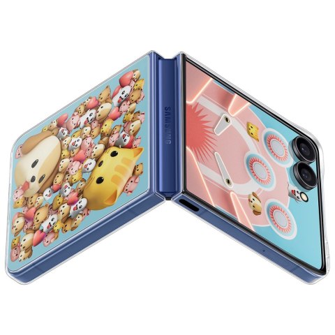 Etui Samsung Flipsuit na Samsung Galaxy Z Flip7 z wymienną płytką - przezroczyste Etui Samsung Flipsuit na Samsung Galaxy Z Flip7 z wymienną płytką - przezroczyste