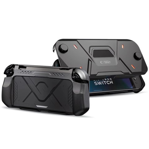 Etui Tech-Protect Carbonox na Nintendo Switch 2 - czarne Etui Tech-Protect Carbonox na Nintendo Switch 2 - czarne