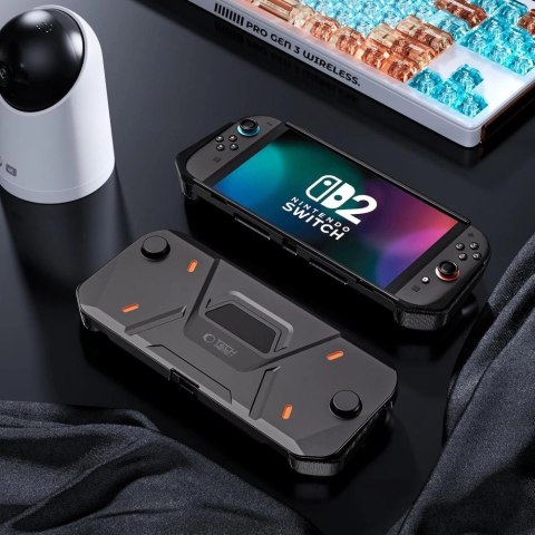 Etui Tech-Protect Carbonox na Nintendo Switch 2 - czarne Etui Tech-Protect Carbonox na Nintendo Switch 2 - czarne