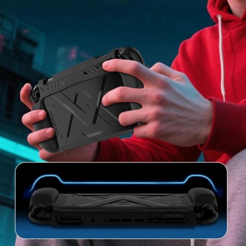 Etui Tech-Protect Carbonox na Nintendo Switch 2 - czarne Etui Tech-Protect Carbonox na Nintendo Switch 2 - czarne