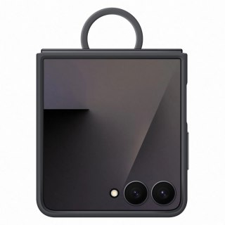 Etui silikonowe Samsung Ring Case na Samsung Galaxy Z Flip7 - czarne