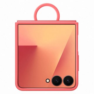 Etui silikonowe Samsung Ring Case na Samsung Galaxy Z Flip7 - czerwone