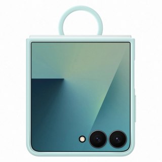 Etui silikonowe Samsung Ring Case na Samsung Galaxy Z Flip7 - jasnoniebieskie