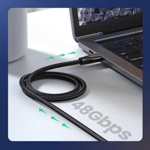 Kabel Ugreen HD140 80404 HDMI 2.1 / HDMI 2.1 3m - czarny Kabel Ugreen HD140 80404 HDMI 2.1 / HDMI 2.1 3m - czarny