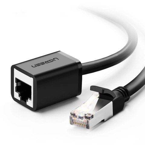 Kabel Ugreen NW112 11279 sieciowy Ethernet RJ45 (żeński) - RJ45 (męski) F/UTP Cat. 6 1 Gbps 1m - czarny Kabel Ugreen NW112 11279 sieciowy Ethernet RJ45 (żeński) - RJ45 (męski) F/UTP Cat. 6 1 Gbps 1m - czarny