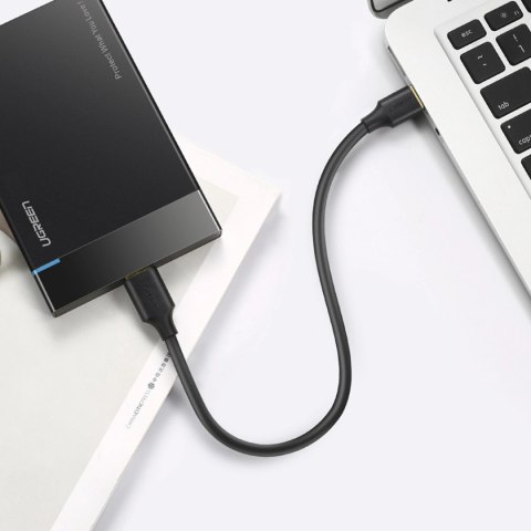 Kabel Ugreen US130 10841 USB-A 3.0 - micro USB-B 1m - czarny Kabel Ugreen US130 10841 USB-A 3.0 - micro USB-B 1m - czarny