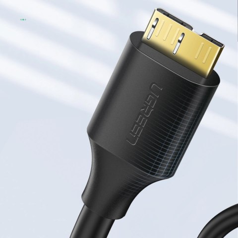 Kabel Ugreen US130 10841 USB-A 3.0 - micro USB-B 1m - czarny Kabel Ugreen US130 10841 USB-A 3.0 - micro USB-B 1m - czarny