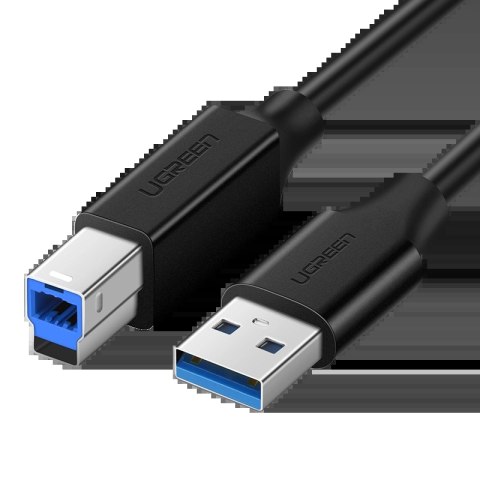 Kabel Ugreen US210 10372 do drukarki USB-A 3.0 / USB-B 5Gbps 2m - czarny Kabel Ugreen US210 10372 do drukarki USB-A 3.0 / USB-B 5Gbps 2m - czarny