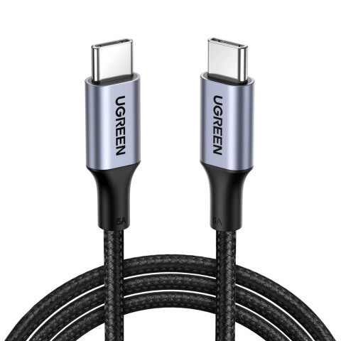 Kabel Ugreen US316 USB-C / USB-C 480Mb/s 5A 0.5m - szary Kabel Ugreen US316 USB-C / USB-C 480Mb/s 5A 0.5m - szary