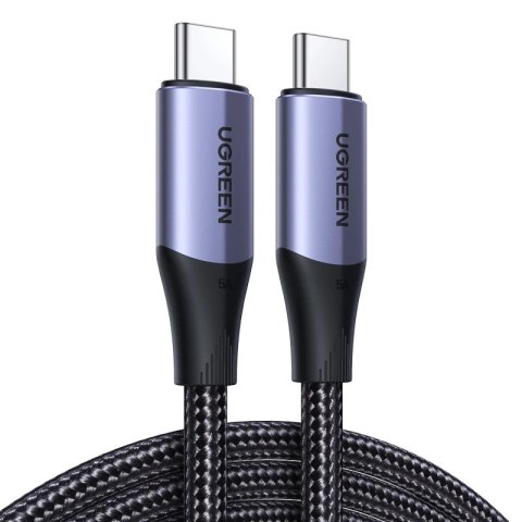 Kabel Ugreen US355 USB-C 3.1 Gen 2 / USB-C 3.1 Gen 2 1 m - czarny Kabel Ugreen US355 USB-C 3.1 Gen 2 / USB-C 3.1 Gen 2 1 m - czarny